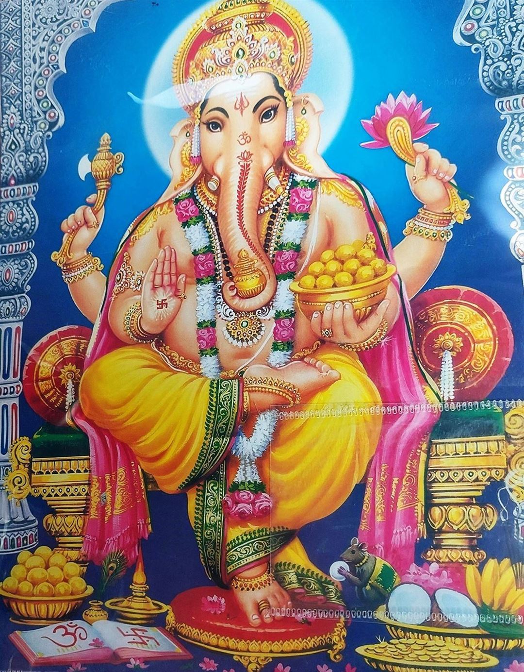 Ein Bild von der hinduistischen Gottheit Ganesha